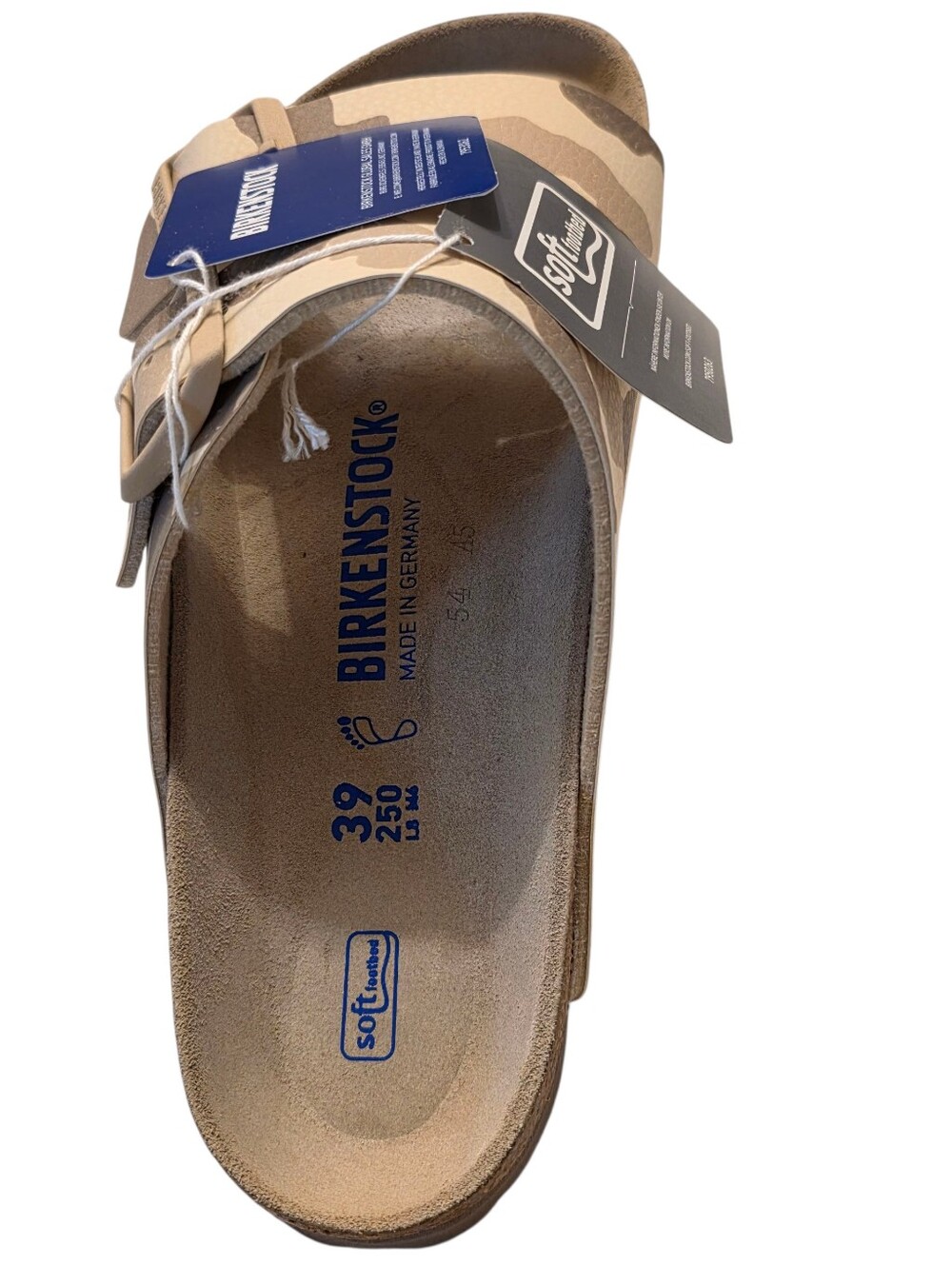 Birkenstock Arizona Sandals – Beige Camo Print – Size 39 / US 8 - Picture 7 of 8